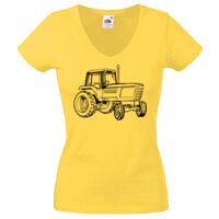 Lady-fit Valueweight V-Neck T-Shirt Thumbnail