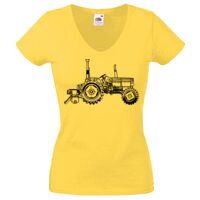 Lady-fit Valueweight V-Neck T-Shirt Thumbnail