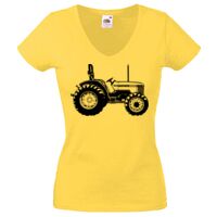 Lady-fit Valueweight V-Neck T-Shirt Thumbnail