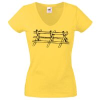 Lady-fit Valueweight V-Neck T-Shirt Thumbnail