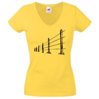 Lady-fit Valueweight V-Neck T-Shirt Thumbnail