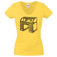 Lady-fit Valueweight V-Neck T-Shirt Thumbnail
