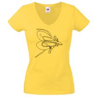 Lady-fit Valueweight V-Neck T-Shirt Thumbnail