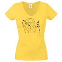 Lady-fit Valueweight V-Neck T-Shirt Thumbnail