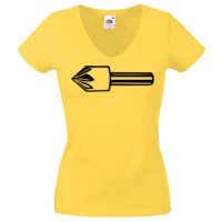 Lady-fit Valueweight V-Neck T-Shirt Thumbnail