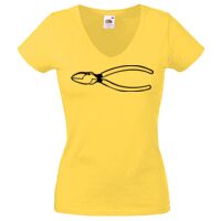 Lady-fit Valueweight V-Neck T-Shirt Thumbnail
