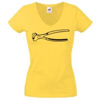 Lady-fit Valueweight V-Neck T-Shirt Thumbnail