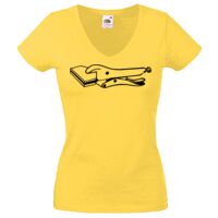 Lady-fit Valueweight V-Neck T-Shirt Thumbnail