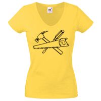 Lady-fit Valueweight V-Neck T-Shirt Thumbnail
