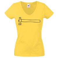 Lady-fit Valueweight V-Neck T-Shirt Thumbnail