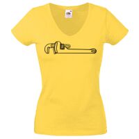Lady-fit Valueweight V-Neck T-Shirt Thumbnail