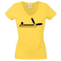 Lady-fit Valueweight V-Neck T-Shirt Thumbnail
