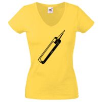 Lady-fit Valueweight V-Neck T-Shirt Thumbnail