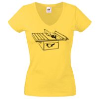 Lady-fit Valueweight V-Neck T-Shirt Thumbnail