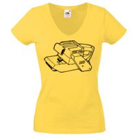 Lady-fit Valueweight V-Neck T-Shirt Thumbnail