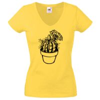 Lady-fit Valueweight V-Neck T-Shirt Thumbnail