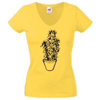 Lady-fit Valueweight V-Neck T-Shirt Thumbnail