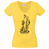Lady-fit Valueweight V-Neck T-Shirt Thumbnail