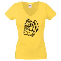 Lady-fit Valueweight V-Neck T-Shirt Thumbnail