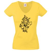 Lady-fit Valueweight V-Neck T-Shirt Thumbnail