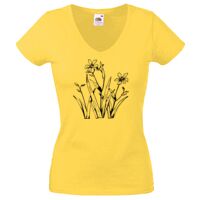 Lady-fit Valueweight V-Neck T-Shirt Thumbnail