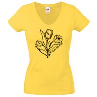 Lady-fit Valueweight V-Neck T-Shirt Thumbnail