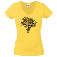 Lady-fit Valueweight V-Neck T-Shirt Thumbnail