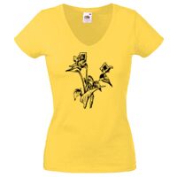 Lady-fit Valueweight V-Neck T-Shirt Thumbnail
