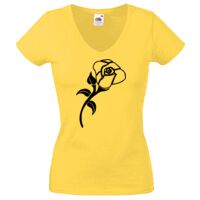 Lady-fit Valueweight V-Neck T-Shirt Thumbnail