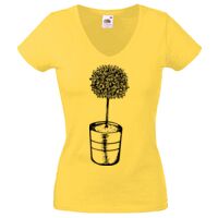 Lady-fit Valueweight V-Neck T-Shirt Thumbnail