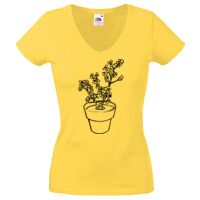 Lady-fit Valueweight V-Neck T-Shirt Thumbnail