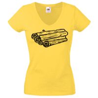 Lady-fit Valueweight V-Neck T-Shirt Thumbnail