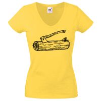 Lady-fit Valueweight V-Neck T-Shirt Thumbnail