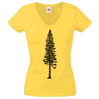 Lady-fit Valueweight V-Neck T-Shirt Thumbnail