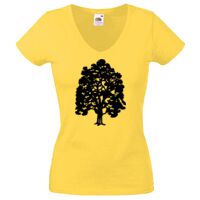 Lady-fit Valueweight V-Neck T-Shirt Thumbnail