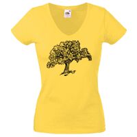 Lady-fit Valueweight V-Neck T-Shirt Thumbnail