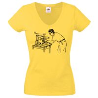 Lady-fit Valueweight V-Neck T-Shirt Thumbnail