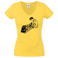 Lady-fit Valueweight V-Neck T-Shirt Thumbnail