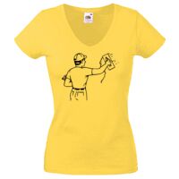 Lady-fit Valueweight V-Neck T-Shirt Thumbnail