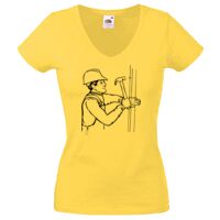 Lady-fit Valueweight V-Neck T-Shirt Thumbnail