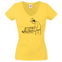 Lady-fit Valueweight V-Neck T-Shirt Thumbnail