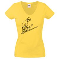 Lady-fit Valueweight V-Neck T-Shirt Thumbnail