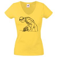 Lady-fit Valueweight V-Neck T-Shirt Thumbnail