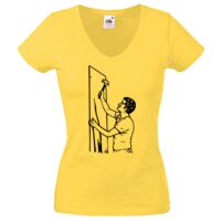 Lady-fit Valueweight V-Neck T-Shirt Thumbnail