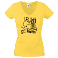 Lady-fit Valueweight V-Neck T-Shirt Thumbnail
