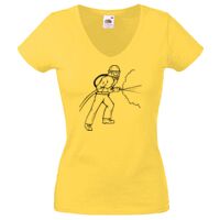 Lady-fit Valueweight V-Neck T-Shirt Thumbnail