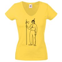 Lady-fit Valueweight V-Neck T-Shirt Thumbnail