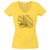 Lady-fit Valueweight V-Neck T-Shirt Thumbnail