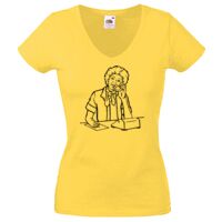 Lady-fit Valueweight V-Neck T-Shirt Thumbnail