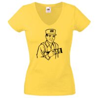 Lady-fit Valueweight V-Neck T-Shirt Thumbnail